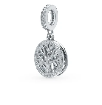 

Silver Pendant with cubic zirconia and enamel sunlight sample 925