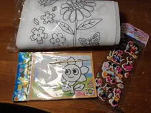 6Pcs Antistress Puzzles Educational Toy for Children DIY Eco-friendly Graffiti Bag Kindergarten