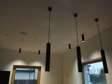 Led-Downlight Ceiling-Lamp Long-Tube Surface-Mounted Kitchen-Store Office Aluminum Modern