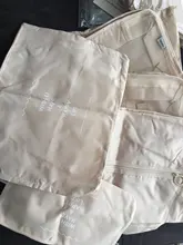 7 unids/set de embalaje de equipaje, organizador de viaje, bolsas de almacenamiento de ropa impermeables, bolsa de malla, accesorios de viaje