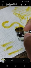 Nasedal-compresor de aerógrafo de doble acción, función de parada automática, conjunto PISTOLA DE PULVERIZACIÓN, interruptor táctil de potencia ajustable, 0,2mm/0,3mm/0,5mm