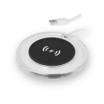 

Cordless Charger Ewent EW1190 5W Transparent Black