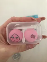 EASYCON mitad marrón Luna lentes de contacto de color para los ojos anual de aspecto Natural maquillaje pupila pequeña exclusiva 2 unids/par de los ojos