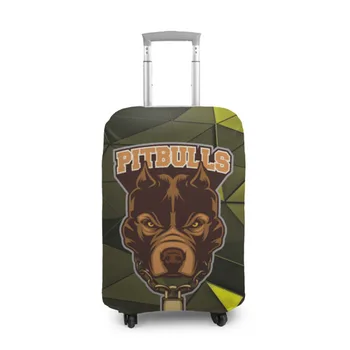 

Suitcase cover 3D pitbulls
