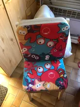 JXM-cojín elevador para silla de comedor de bebé, cojín para asiento de silla con dibujos animados para niños, elevación de silla de paseo