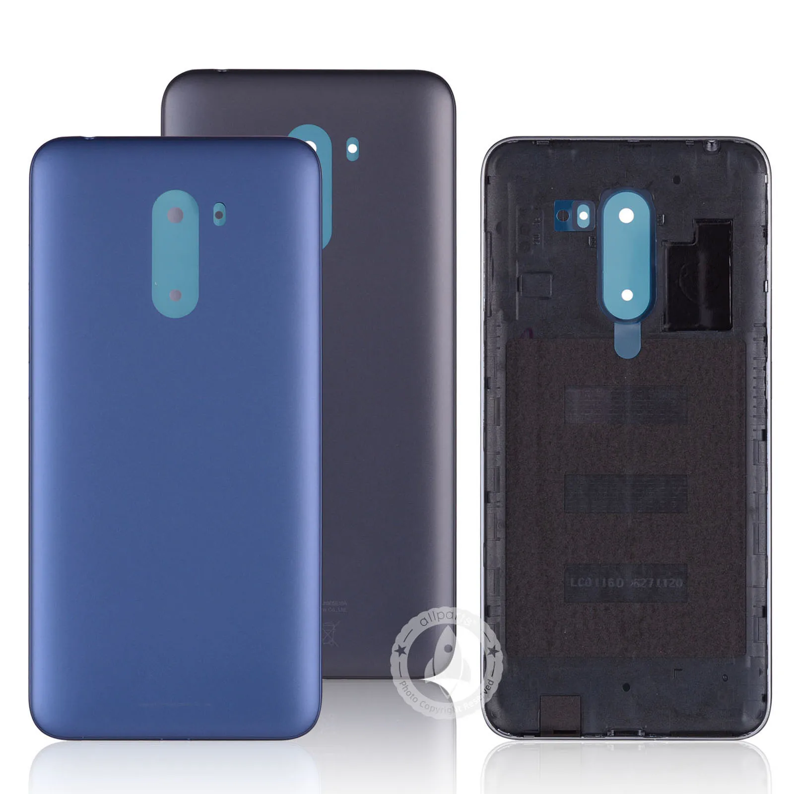 

Black Blue Back Housing For Xiaomi PocoPhone F1 Battery Cover Rear Case With Side Button For Xiaomi PocoPhone F1 Back Cover