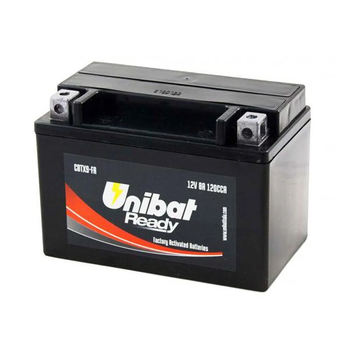 Unibat Cbtx9-Fa-Ready-To-Use Sigillato Moto Cbtx9-Fa Batteria (Ytx9-Fa Equivalente) Moto Rcycle