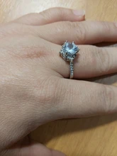 FDLK-Conjunto de anillos de boda elegantes para mujer, joyería de compromiso con brillante intenso, anillo de circón para mujer, 2 uds.