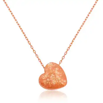 

925 sterling Silver Heart Women Necklace