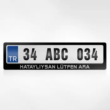 

Personalized Hataylıysan Please Call Written Plates of