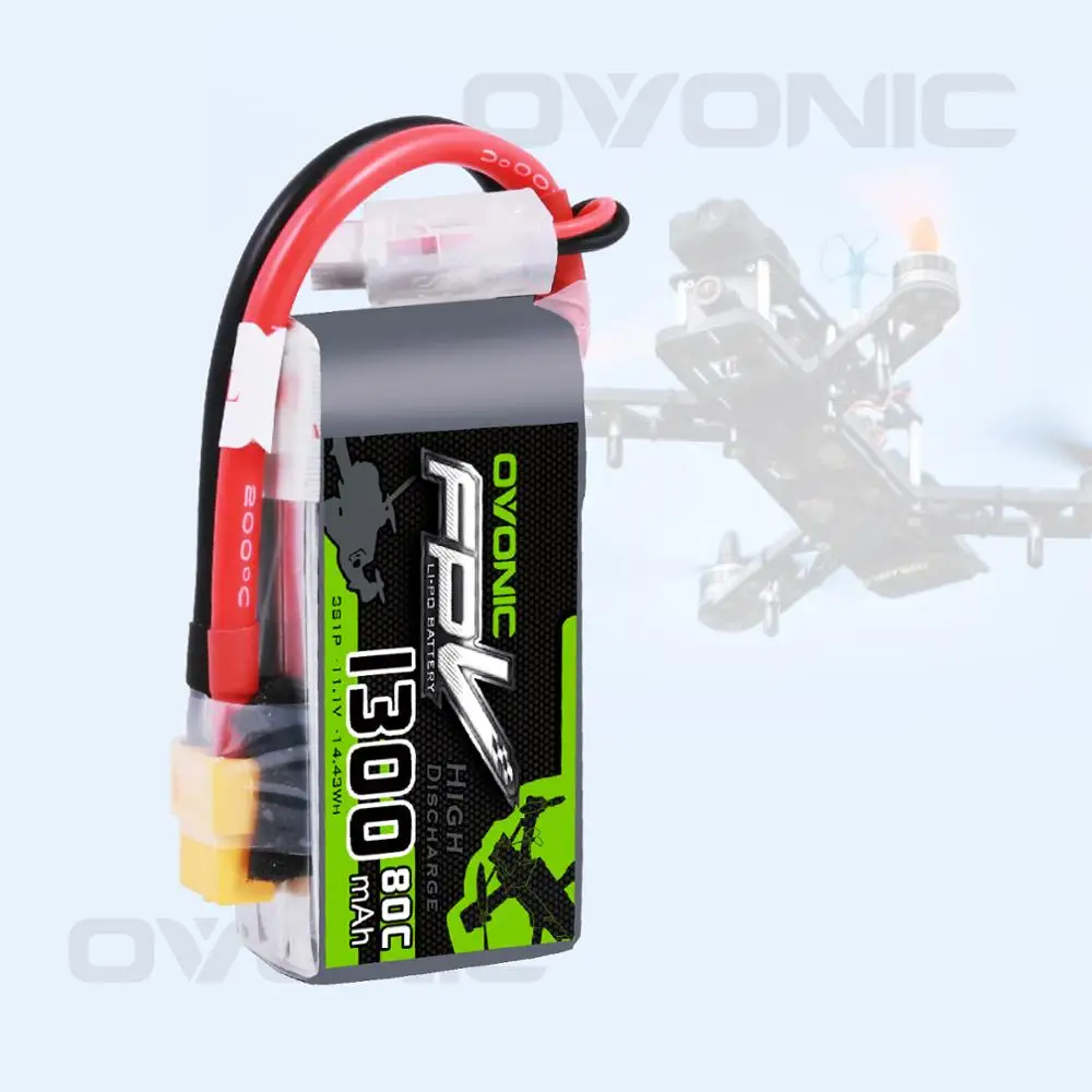 Аккумулятор Ovonic 1800 мАч аккумулятор с ру 3S 11 1 V 80C Lipo разъемом XT60 для FPV 210 290