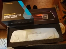 VanTop-Cámara de salpicadero HF12TQ para coche, espejo de 12 pulgadas, 4K, Control por voz, pantalla completamente táctil, cámara de visión trasera, GPS, impermeable, visión nocturna