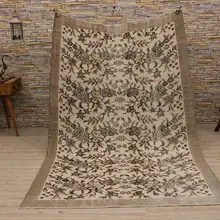 Ручной винтажный ковер, турецкий Цветочный Коврик с рисунком