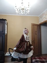 Vestido de encaje estilo Kawaii Lolita para mujer, disfraz japonés, bonito, gótico, para fiesta, renacentista, 2020