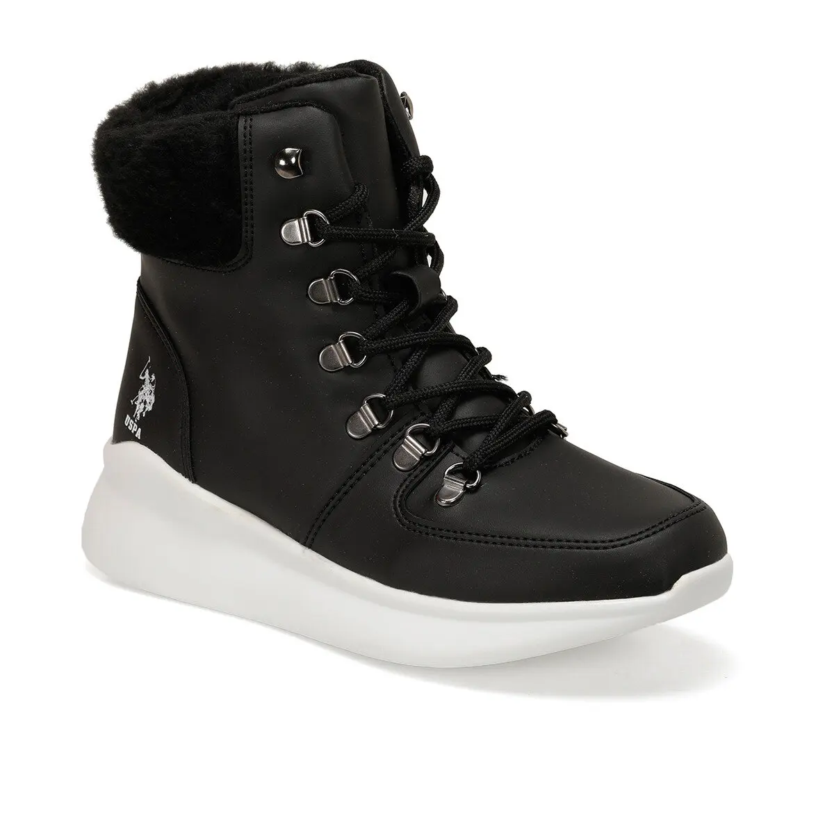 Botas de mujer blancas FLO GOYA 9PR POLO ASSN|Botas hasta el tobillo| -  AliExpress