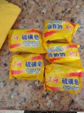 5 uds jabón azufre Shangai acné, Psoriasis 4 las condiciones de la piel seborrea Eczema Anti hongo Perfume mantequilla baño de burbujas 85g