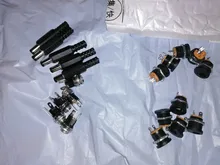 Fuente de alimentación de 5,5mm x 2,1mm, 5,5x2,1 CC, Conector de clavija + adaptador de Terminal de montaje de Panel de Metal hembra, enchufe, conectores DC