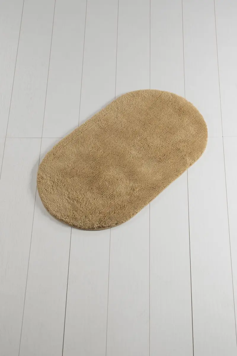 Коврик для ванной-коврики | коврик для ванной нескользящие Противоскользящие коврики цвета бежевый Овальный 60X100 см