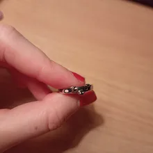 XZP-Anillo de plata de primera ley con forma de cerdo para mujer, sortija ajustable, plata esterlina 925, esmalte rosa, cerdo de la suerte, pareja de animales