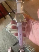 Reloj de pulsera de cuarzo de cuero para mujer, accesorio elegante y sencillo, de marca de lujo, gran oferta
