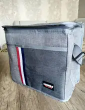 Lunch-Bag Insulated SANNE Aluminum-Film Waterproof Denim 9L with Inside CL802-31