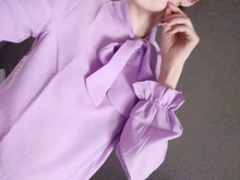 Casual Blouses Chiffon-Shirts Vintage Tops Spring Blusas Long-Sleeve Capucines Elegant