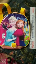 Mochila de princesa de Disney para niños, para guardería antipérdida morral, bolso de bebé de Elsa de Frozen, bolsa de dibujos animados para escuela