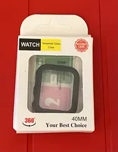 Cristal + cubierta para Apple Watch 6, funda de 44mm y 40mm para iWatch de 42mm y 38mm, parachoques + Protector de pantalla, accesorios para Apple watch Serie 5 4 3 SE