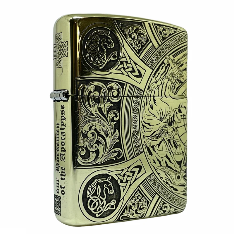 Бензиновая зажигалка Zippo Armor Четыре Всадника Апокалипсиса | Дом и сад