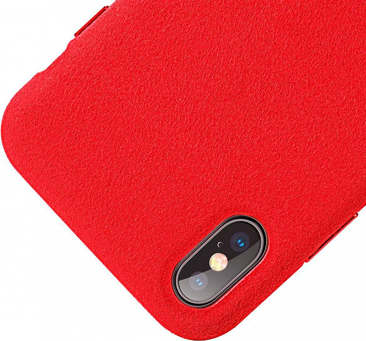 Чехол Baseus Original super fiber case For iP XS Max 6.5inch WIAPIPH65-YP09(Красный