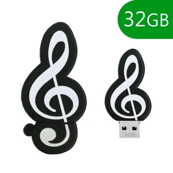 

Cool®-USB Pen Drive x32 GB silicone music-external USB memory cap
