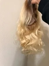 Nadula-pelucas de cabello humano Rubio degradado, peluca completa de encaje prearrancado con pelo de bebé, peluca con malla Frontal 13x 4/360, peluca Frontal de encaje T4/613