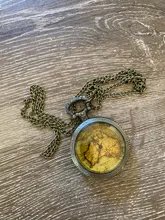 Reloj de bolsillo Vintage Steampunk para hombre y mujer, diseño de mapa de Australia, cadena de reloj de bolsillo Retro, regalo, joyería, collar