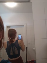 Medio de las mujeres de malla de apoyo Cruz de seguridad, extraíble tazas Deporte Tops sujetador la libertad sin Yoga Running deportes Bras