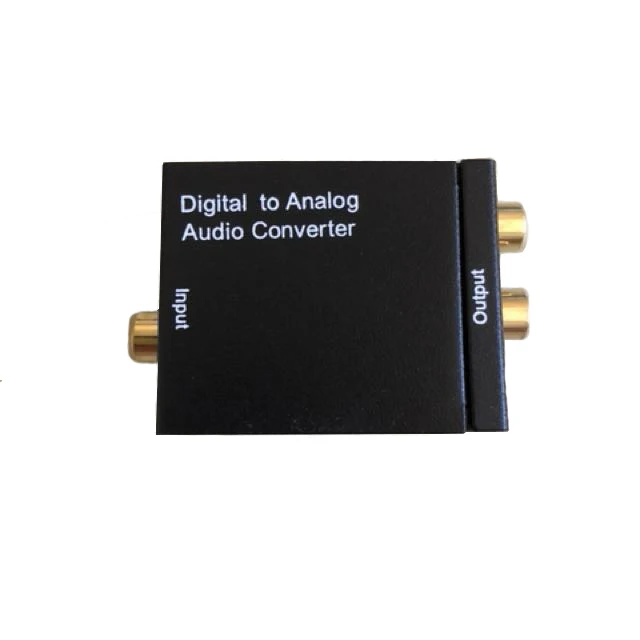 Аудио Конвертер Digital to Analog Audio ЦАП DAC цифра в аналоговый(Черный