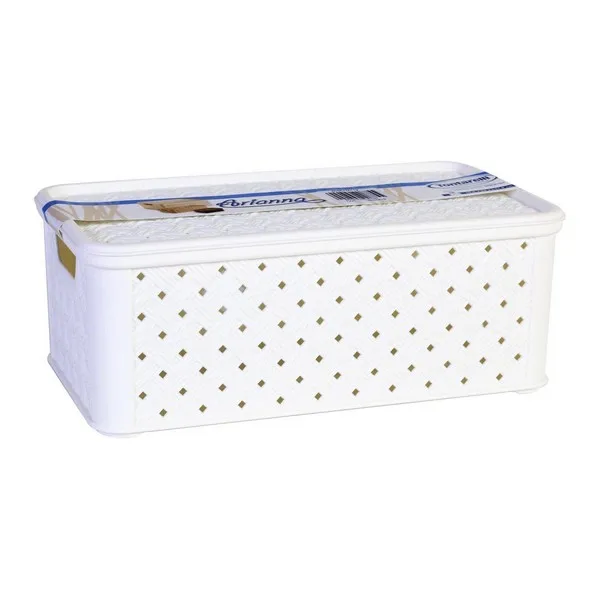 Storage Box with Lid Tontarelli 4 L Plastic