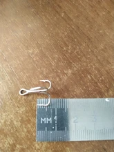 5002 Fishing-Tackle Treble-Hooks Bend Owner Pike-Bass for 15pcs/Box Round Silver-Size