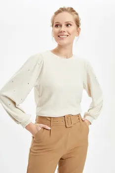 

DeFacto BalloonSleeveLongSleeveT-shirt-N2918AZ20SP