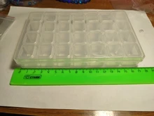 Caja de joyería de plástico de varios compartimentos y de 9 tamaños, para guardar joyas, ordenar abalorios y cuentas, caja ajustable