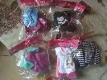 Casual Dress Outfits Shirt Dollhouse Clothes Barbie-Doll-Accessories Fashion 3pcs 