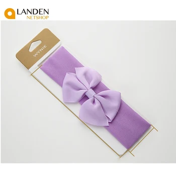 

Fashion 6 colors Big Bowknot headband baby bow headbands hair band children toddler girl turban good header wrap hair accessories