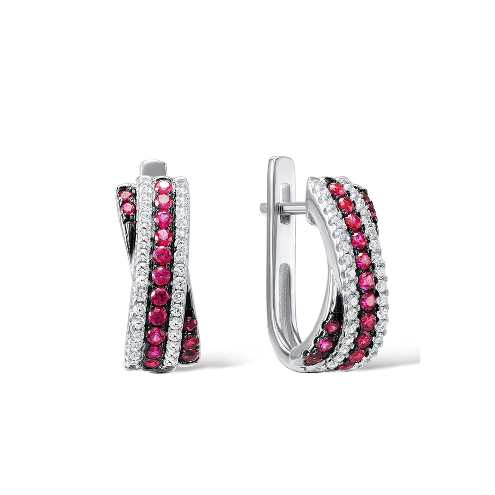 Серебряные серьги VALTERA проба 925
