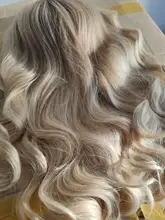 HENRY MARGU-Peluca de cabello sintético para mujer, largo ondulado, color rubio y marrón, fiesta de Cosplay, fibra resistente al calor Afro