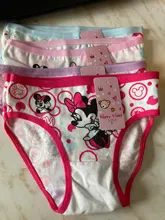 Calzoncillos de dibujos animados para niñas, ropa interior de Modal, bragas con estampado de Minnie Mouse, bragas cortas para niños, calzoncillos florales bonitos