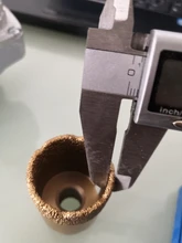 SHDIATOOL-broca de perforación de diamante de secado al vacío con soldadura, brocas de sierra, cortadora de orificios en baldosas de cerámica, mármol, porcelana, 1 ud.