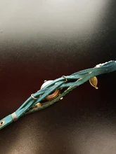 Relojes de pulsera Vintage para mujer y niña, pulsera con hoja, brazalete de cuero colgante, regalo