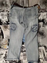 Pantalones vaqueros rectos de estilo japonés para hombre, Jeans holgados de motorista con bolsillos laterales, color azul holgado, nuevo, 2021
