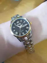 OLEVS-reloj de cuarzo clásico para mujer, cronógrafo de lujo, resistente al agua, correa de acero inoxidable