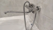 Bathtub Faucet Thermostatic-Mixer Tap Mixing-Valve Chrome Hot Cold And