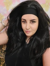 Pelucas de diadema largas y rectas para mujeres negras, pelo sintético resistente al calor, hecha a máquina, 20, 22, 24, 26, 28 y 30 pulgadas